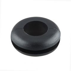 PV814A BLACK PVC OPEN GROMMET
