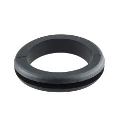 PV953 BLACK PVC OPEN GROMMET
