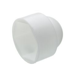 P2805 WHT POLY BOLT CAP M14