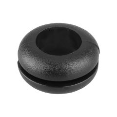 PV222 BLACK PVC OPEN GROMMET