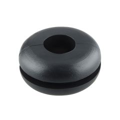 PV57 BLACK PVC OPEN GROMMET
