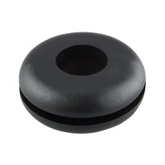 PV58A BLACK PVC OPEN GROMMET