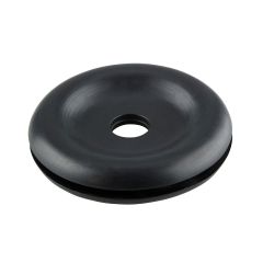 PV248 BLACK PVC OPEN GROMMET