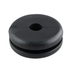 PV250 BLACK PVC OPEN GROMMET