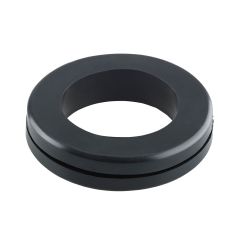 PV259A BLACK PVC OPEN GROMMET