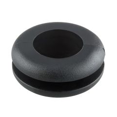 PV899A BLACK PVC OPEN GROMMET 