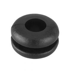 PV15 BLACK PVC OPEN GROMMET