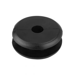 PV223 BLACK PVC OPEN GROMMET