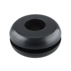 PV231 BLACK PVC OPEN GROMMET