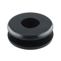 PV243 BLACK PVC OPEN GROMMET