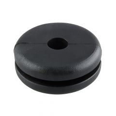 PV250 BLACK PVC OPEN GROMMET