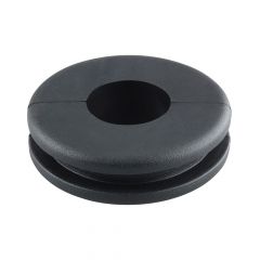 PV290 BLACK PVC OPEN GROMMET