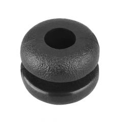 PV1 BLACK PVC OPEN GROMMET