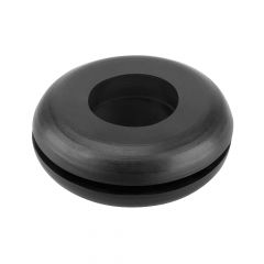 PV30 BLACK PVC OPEN GROMMET