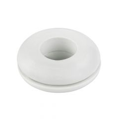 PV30 WHITE PVC OPEN GROMMET