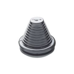 PV330 BLK PVC STEPPED GROMMET