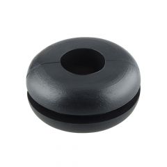 PV57 BLACK PVC OPEN GROMMET