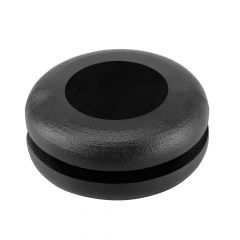PV59 BLACK PVC OPEN GROMMET