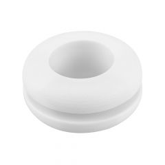 PV59WHT WHITE PVC OPEN GROMMET