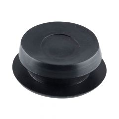 PV632 BLACK PVC BLANK GROMMET