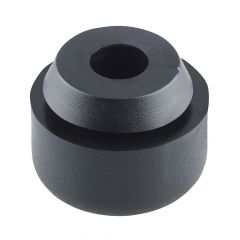 PV637 BLACK PVC BLANK GROMMET