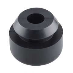 PV638 BLACK PVC BLANK GROMMET