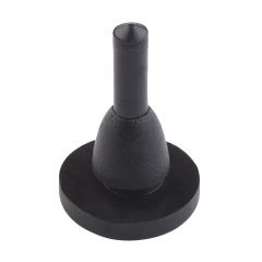 PV645 BLACK PVC BLANK GROMMET