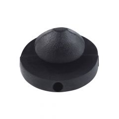 PV684 BLACK PVC BLANK GROMMET