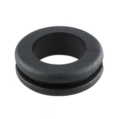 16MM OPEN GROMMET BLACK PV76