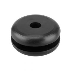 PV778 BLACK PVC OPEN GROMMET