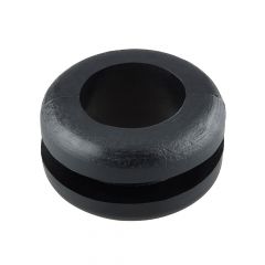 PV51 BLACK PVC OPEN GROMMET