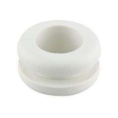 PV842 WHITE PVC OPEN GROMMET