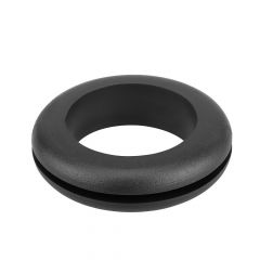 25MM OPEN GROMMET BLACK PV93