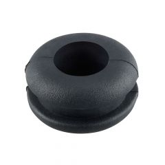 PV236 BLACK PVC OPEN GROMMET