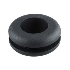 PV923 BLACK PVC OPEN GROMMET