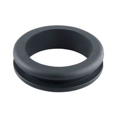 PV188A BLACK PVC OPEN GROMMET