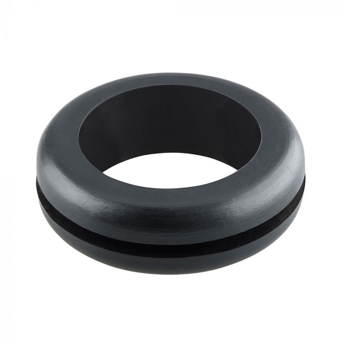 22.2mm Black PVC Open Grommet PV75 Open Grommets